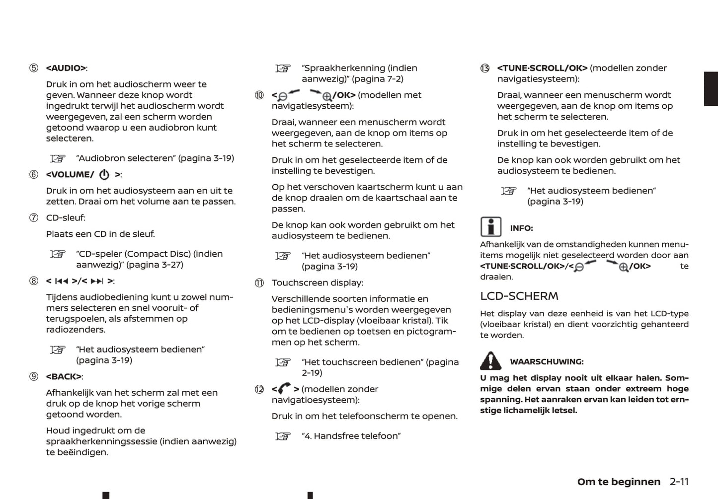 2019-2021 Nissan Connect Owner's Manual | Dutch