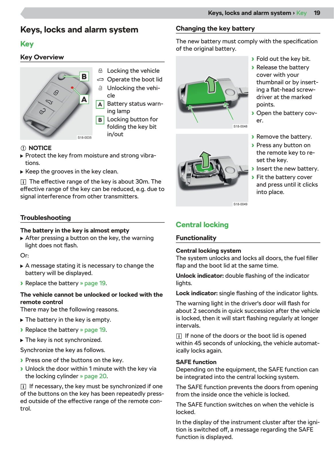 2019-2020 Skoda Kamiq Owner's Manual | English