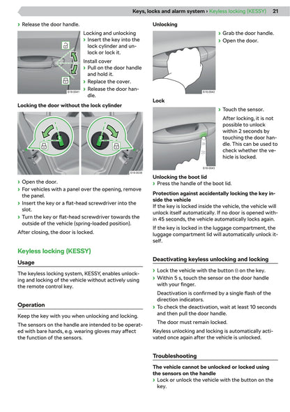 2019-2020 Skoda Kamiq Owner's Manual | English