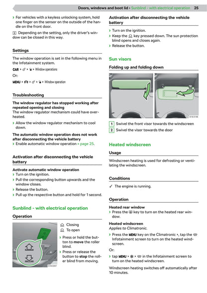 2019-2020 Skoda Kamiq Owner's Manual | English