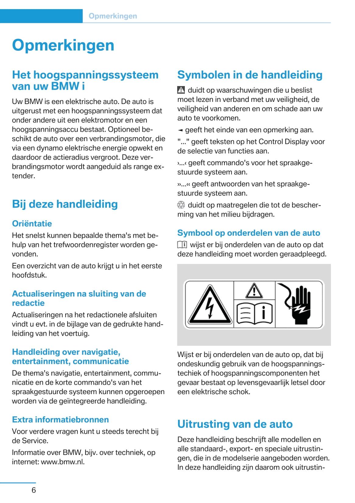 2013-2014 BMW i3 Bedienungsanleitung | Niederländisch