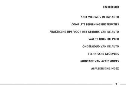 1998-2003 Alfa Romeo 166 Owner's Manual | Dutch