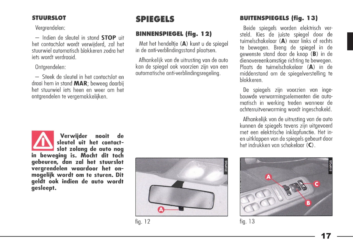 1998-2003 Alfa Romeo 166 Owner's Manual | Dutch