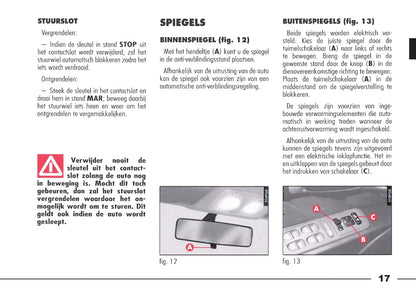 1998-2003 Alfa Romeo 166 Owner's Manual | Dutch