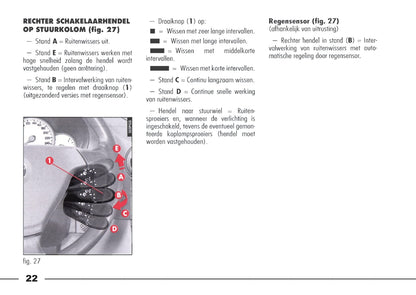 1998-2003 Alfa Romeo 166 Owner's Manual | Dutch