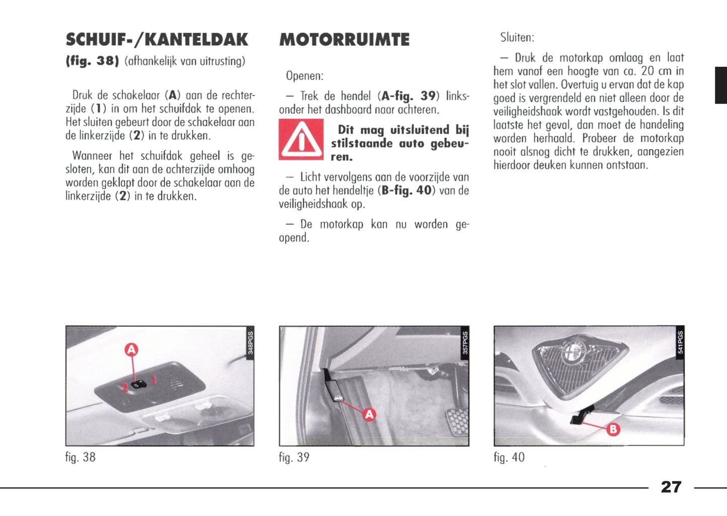 1998-2003 Alfa Romeo 166 Owner's Manual | Dutch