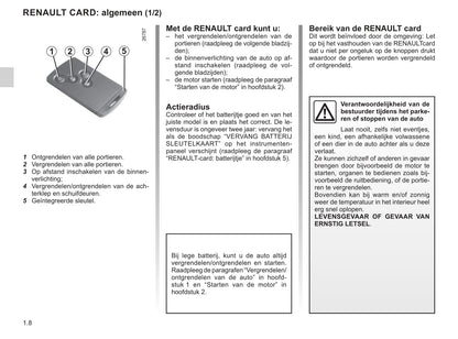 2019-2020 Renault Trafic Owner's Manual | Dutch