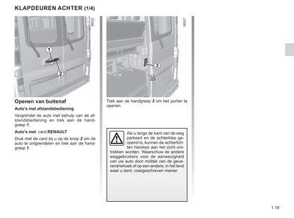 2019-2020 Renault Trafic Owner's Manual | Dutch