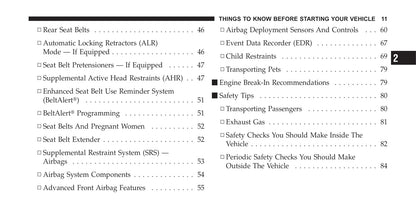 2007-2010 Chrysler Sebring Owner's Manual | English