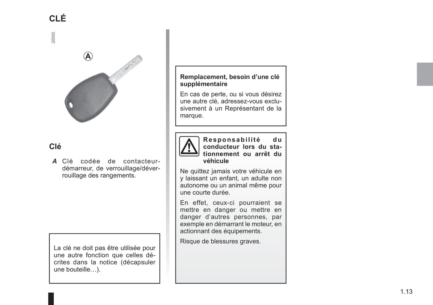 2018-2019 Renault Twizy Owner's Manual | French