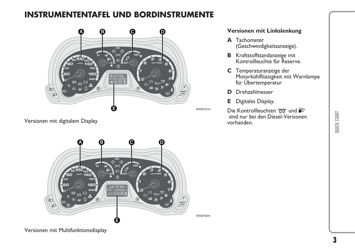 2010-2014 Ford Ka Owner's Manual | German