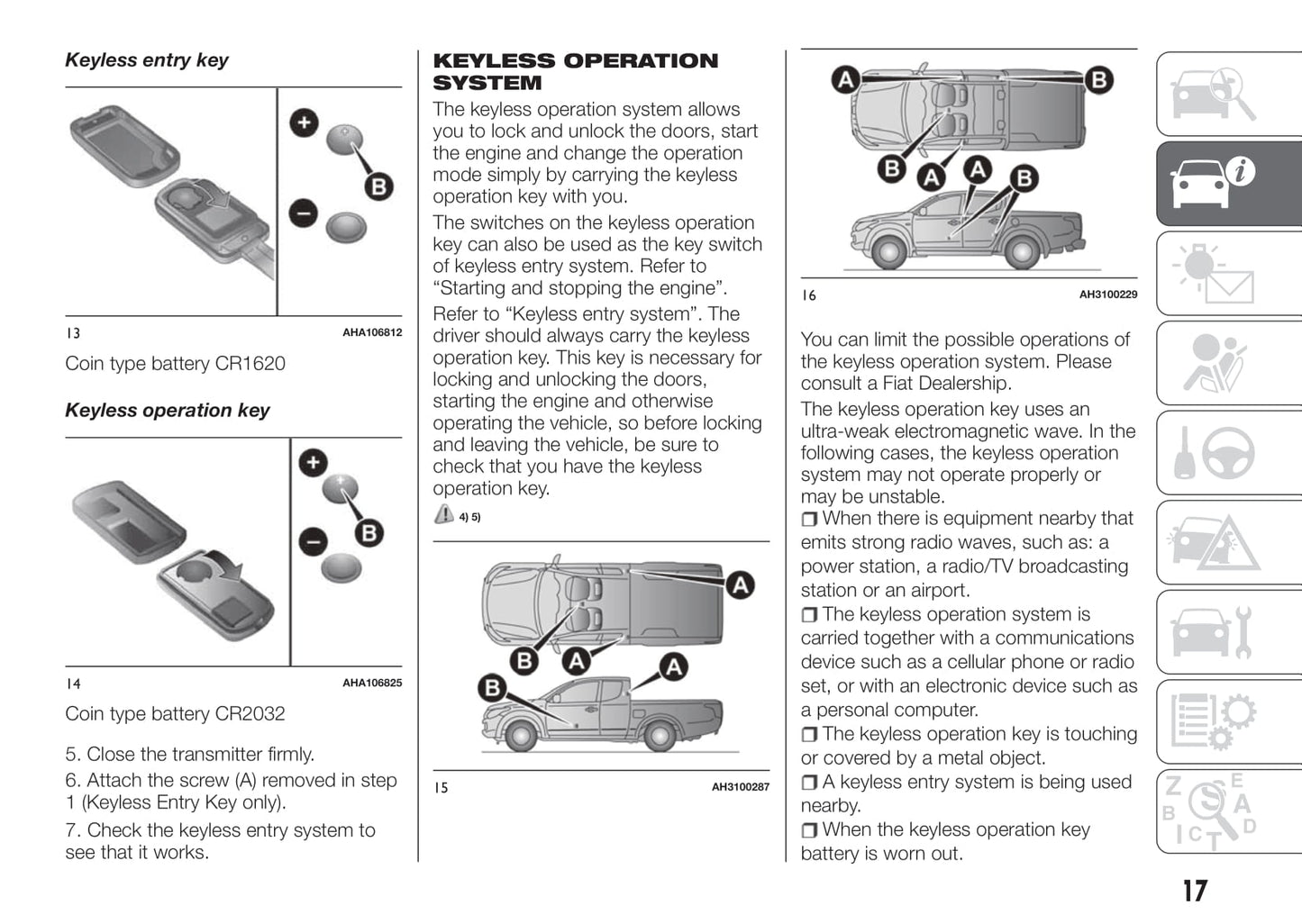 2017-2018 Fiat Fullback Owner's Manual | English