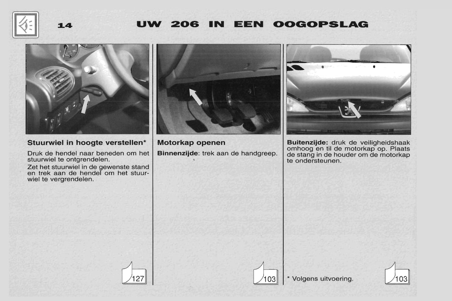 2001-2002 Peugeot 206 Gebruikershandleiding | Nederlands