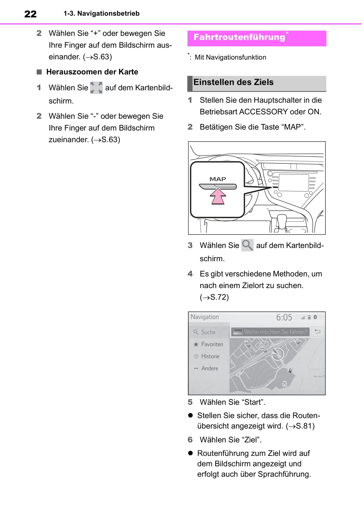 Toyota Touch Mutimedia & Navigationssystem Bedienungsanleitung 2019