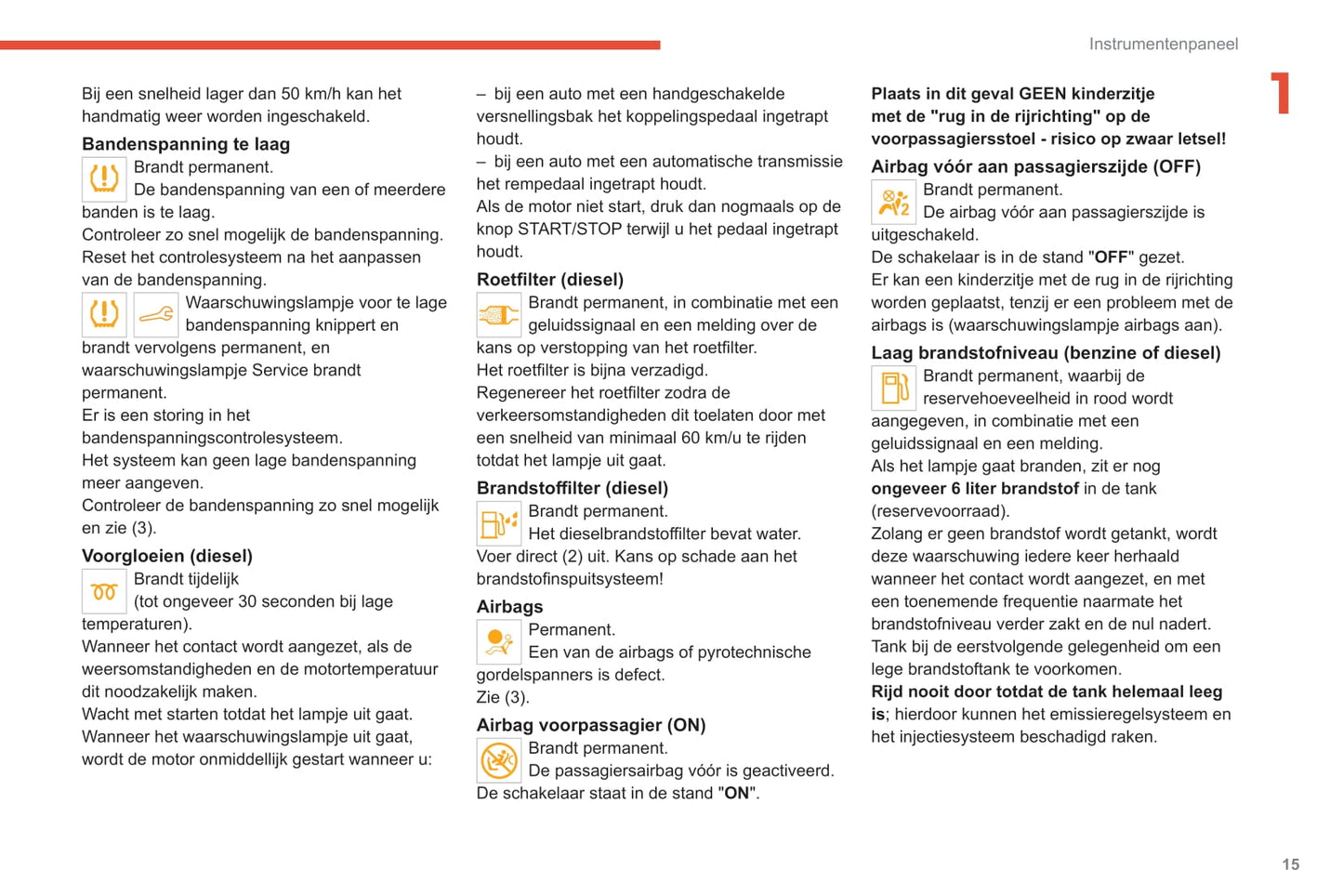 2020-2021 Citroën C4/e-C4 Owner's Manual | Dutch