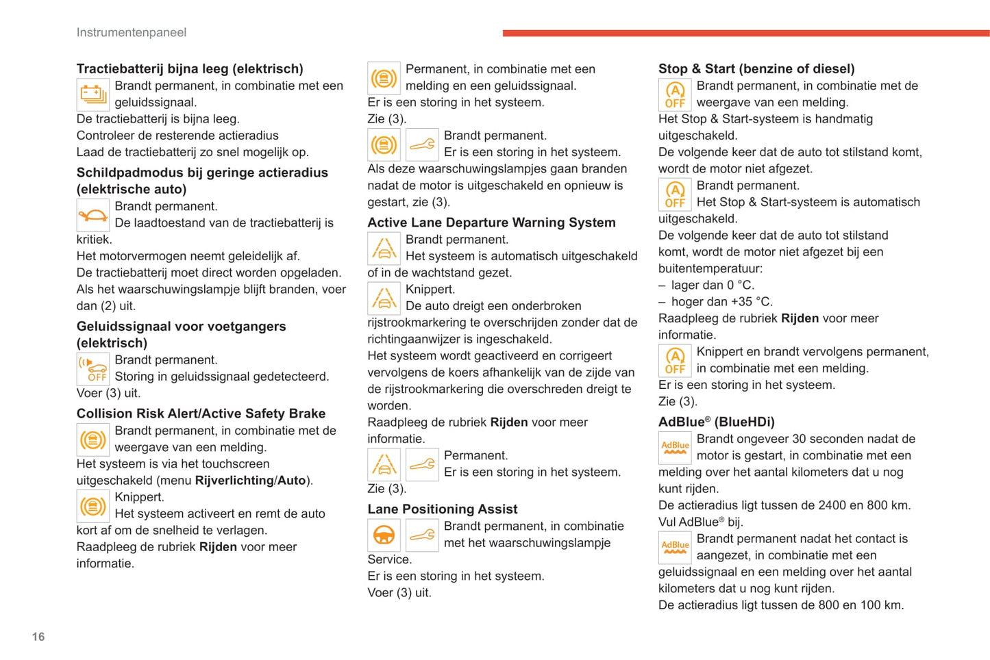 2020-2021 Citroën C4/e-C4 Owner's Manual | Dutch