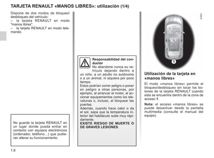 2018-2019 Renault Scénic/Grand Scénic Owner's Manual | Spanish