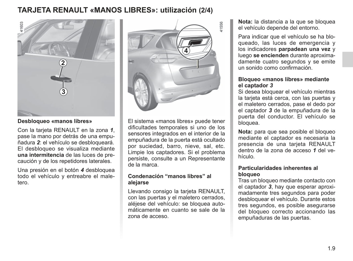 2018-2019 Renault Scénic/Grand Scénic Owner's Manual | Spanish