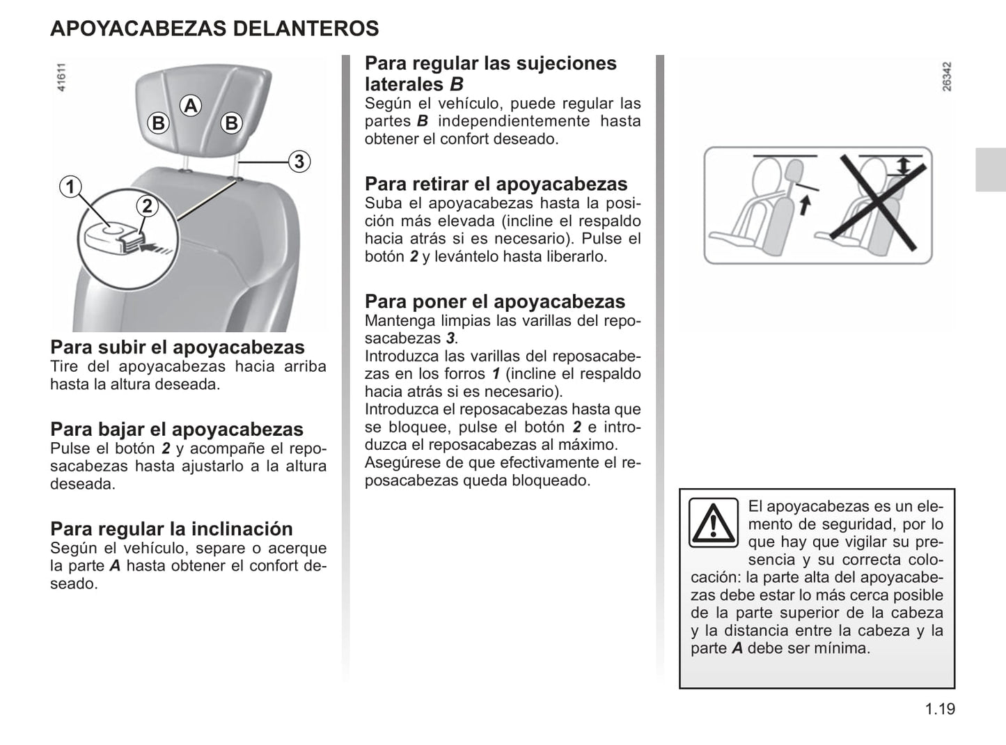 2018-2019 Renault Scénic/Grand Scénic Owner's Manual | Spanish