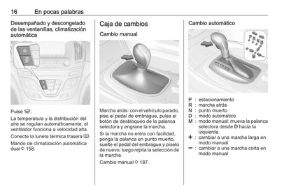 2016 Opel Insignia Manuel du propriétaire | Espagnol