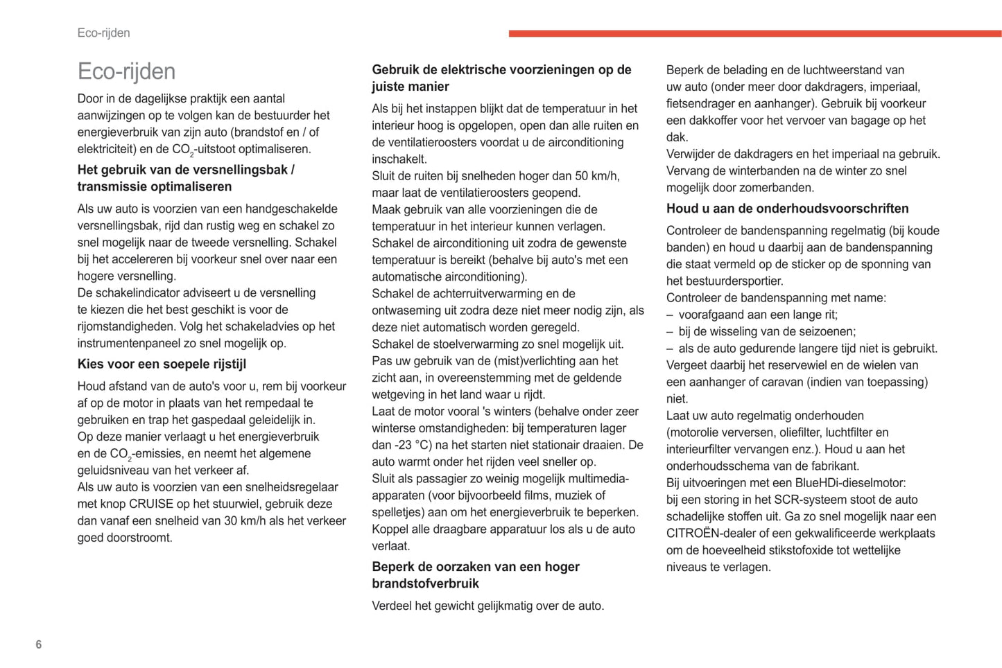 2021-2024 Citroën Jumper/Relay/ë-Jumper/ë-Relay Owner's Manual | Dutch