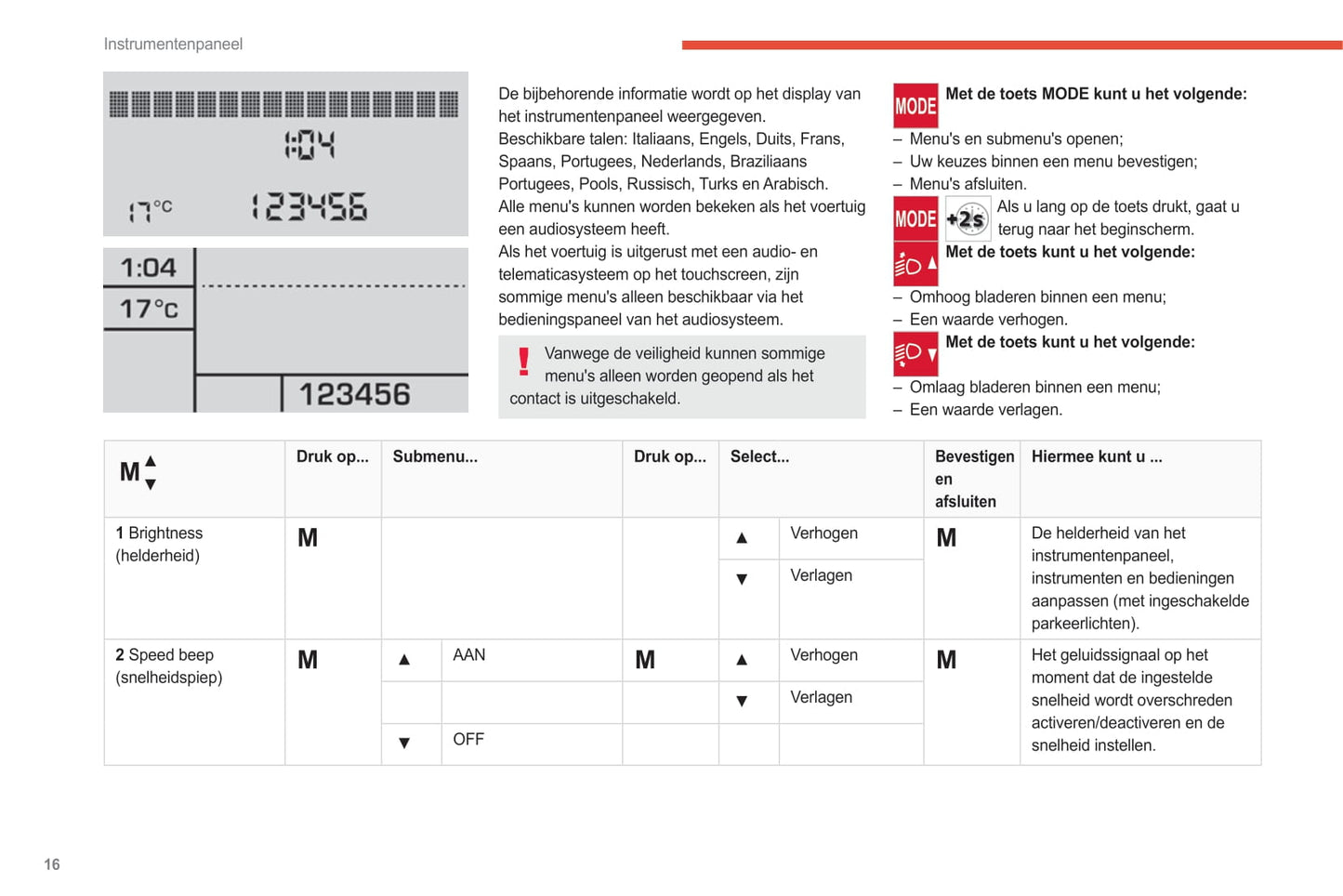 2021-2024 Citroën Jumper/Relay/ë-Jumper/ë-Relay Owner's Manual | Dutch