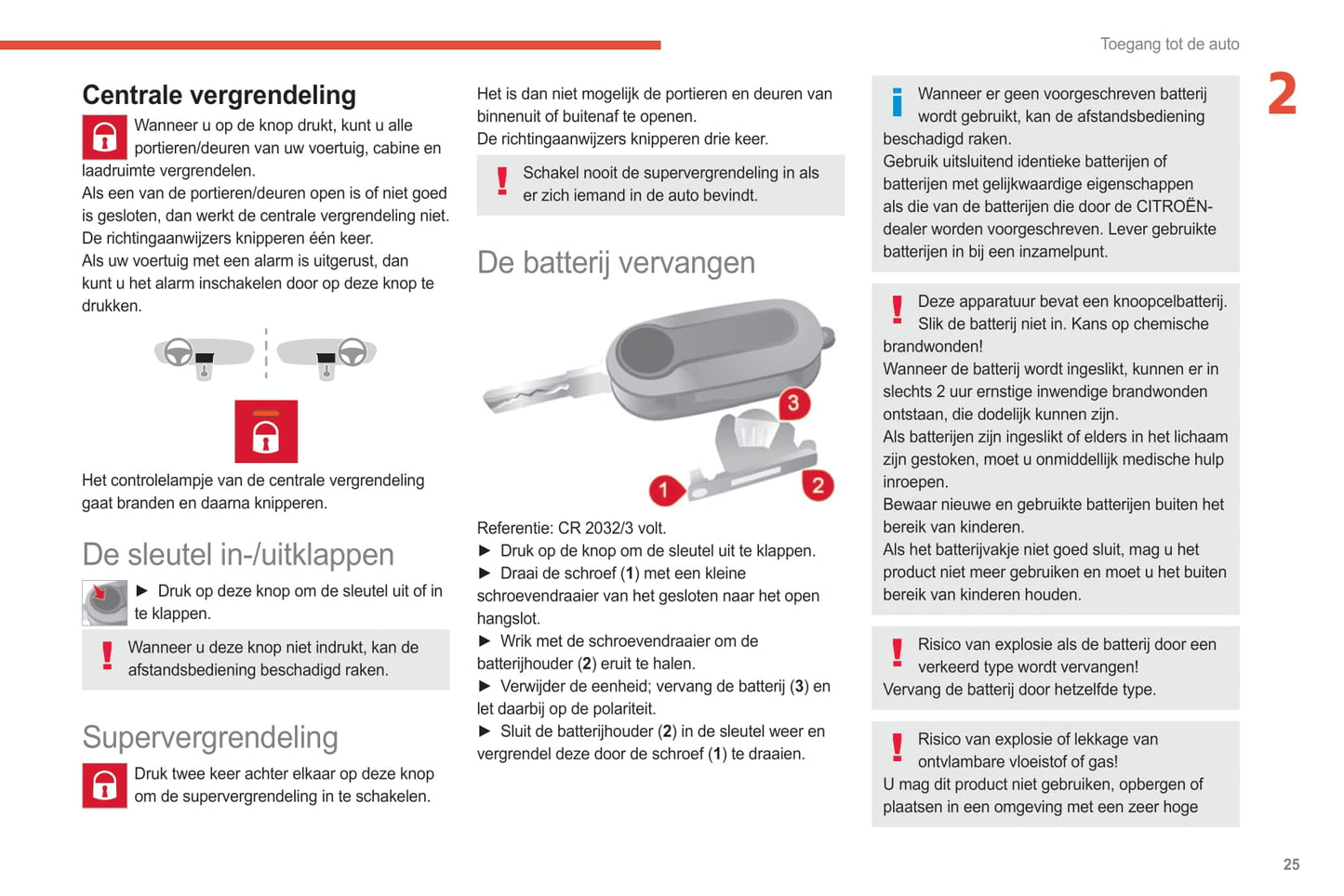 2021-2024 Citroën Jumper/Relay/ë-Jumper/ë-Relay Owner's Manual | Dutch