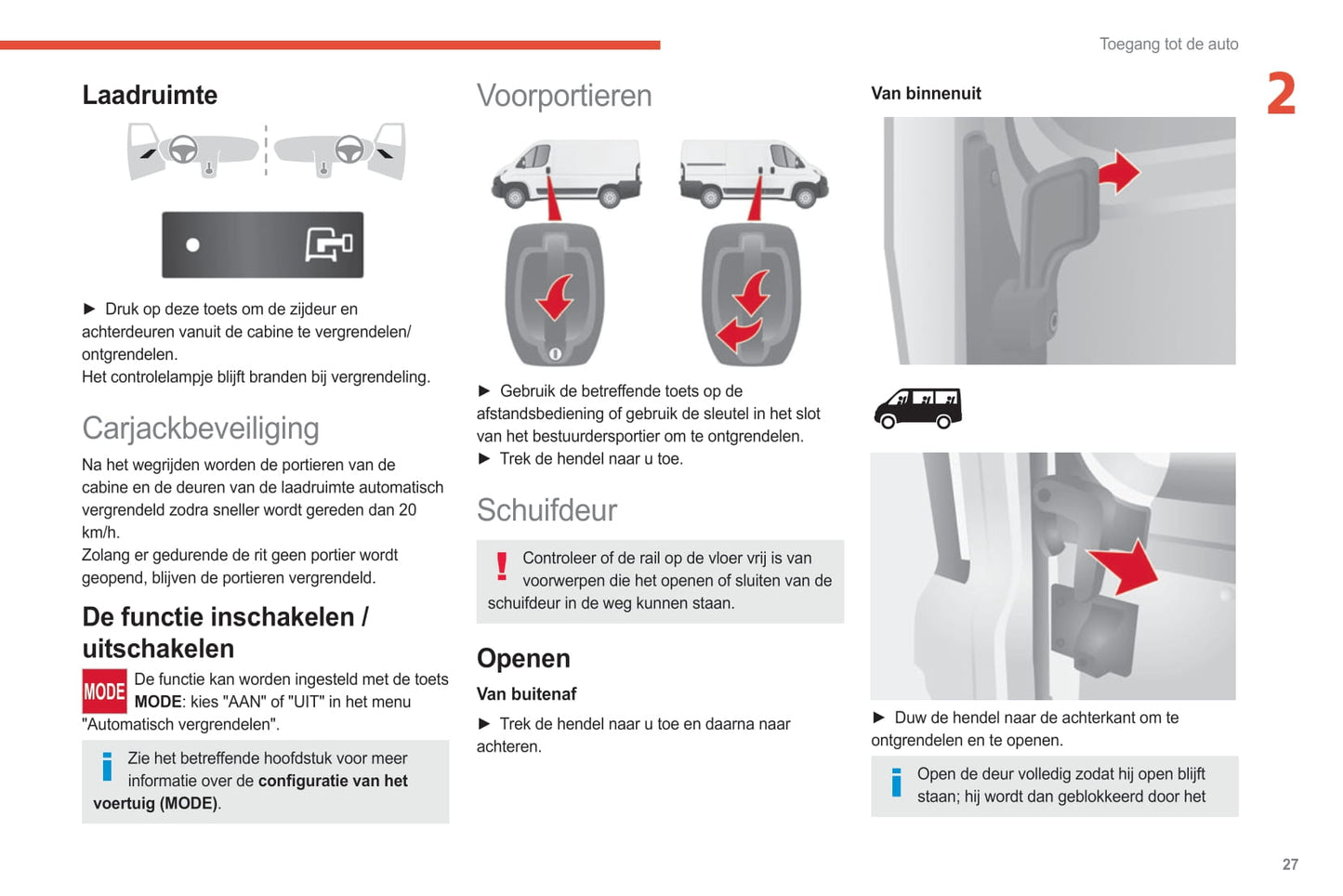 2021-2024 Citroën Jumper/Relay/ë-Jumper/ë-Relay Owner's Manual | Dutch