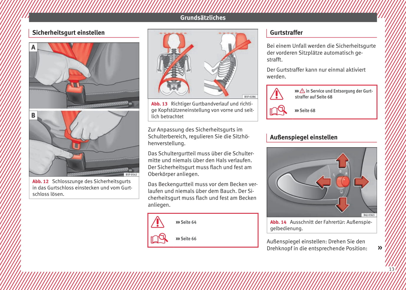 2013-2014 Seat Ibiza Owner's Manual | German