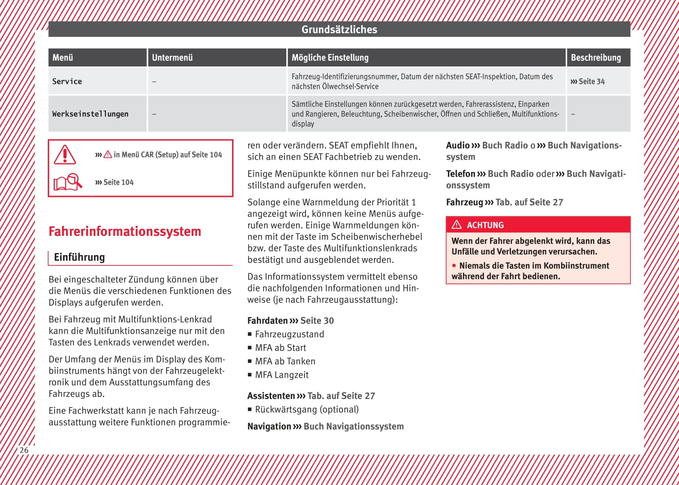 2013-2014 Seat Ibiza Owner's Manual | German