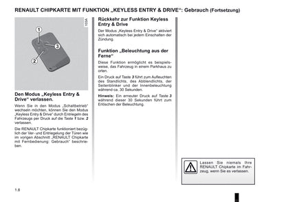 2009-2010 Renault Vel Satis Owner's Manual | German