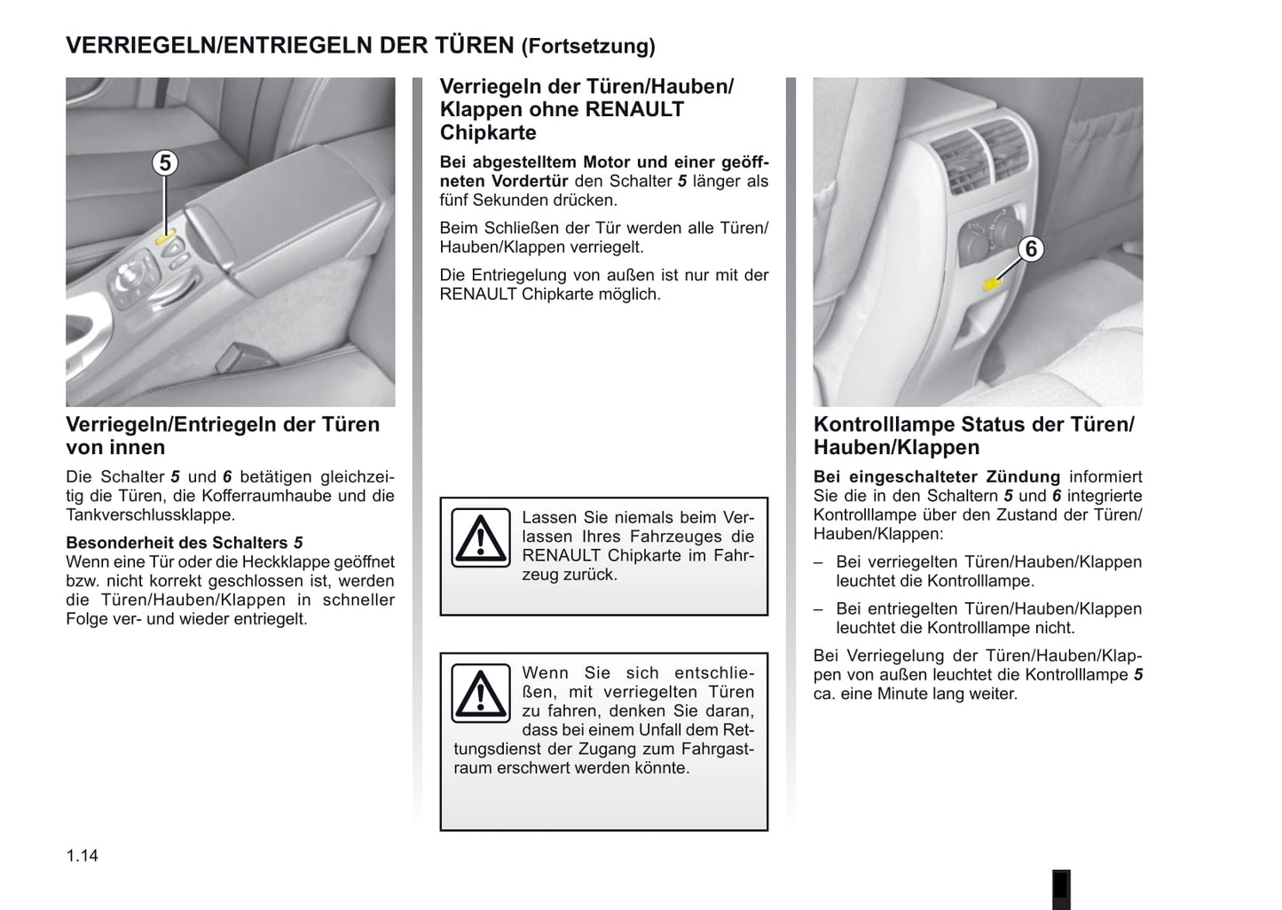 2009-2010 Renault Vel Satis Owner's Manual | German