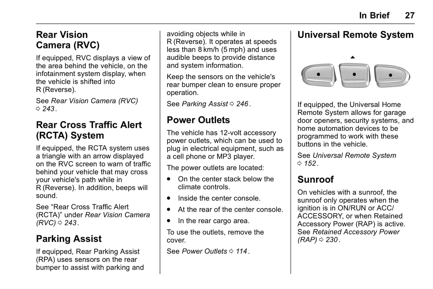 2016 Chevrolet Traverse Owner's Manual | English