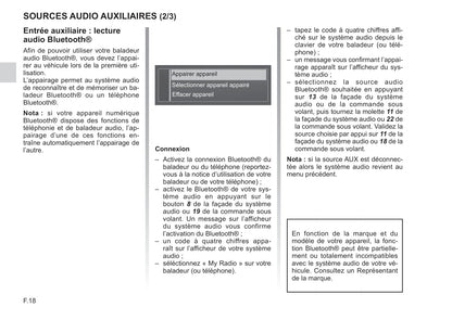 Renault Radio Classic Guide d'utilisation 2017