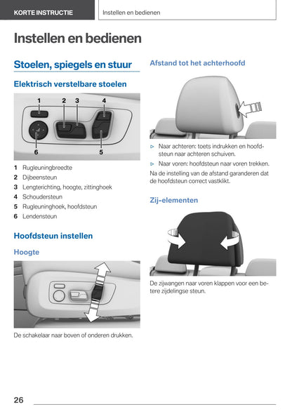 2020-2021 BMW X6 Owner's Manual | Dutch