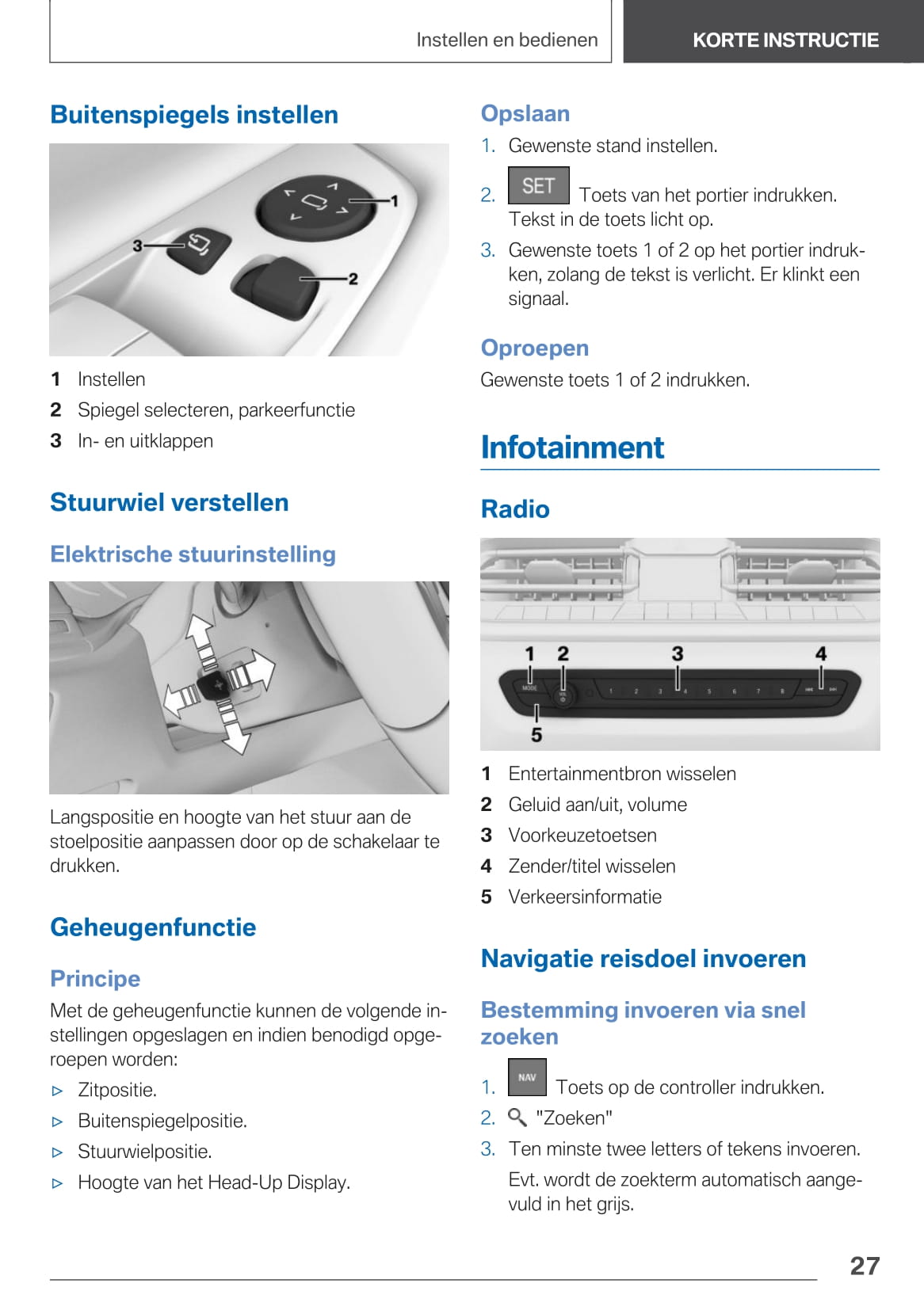 2020-2021 BMW X6 Owner's Manual | Dutch