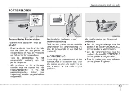 2008-2009 Kia Sorento Gebruikershandleiding | Nederlands