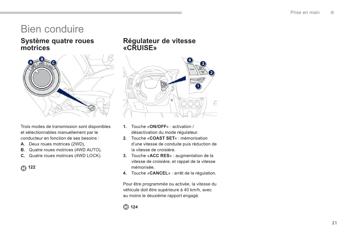 2011-2013 Peugeot 4008 Manuel du propriétaire | Français