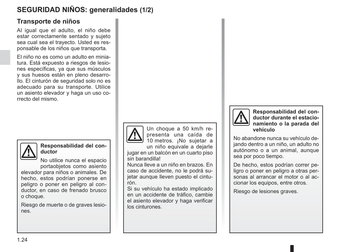 2018-2019 Renault Twizy Owner's Manual | Spanish