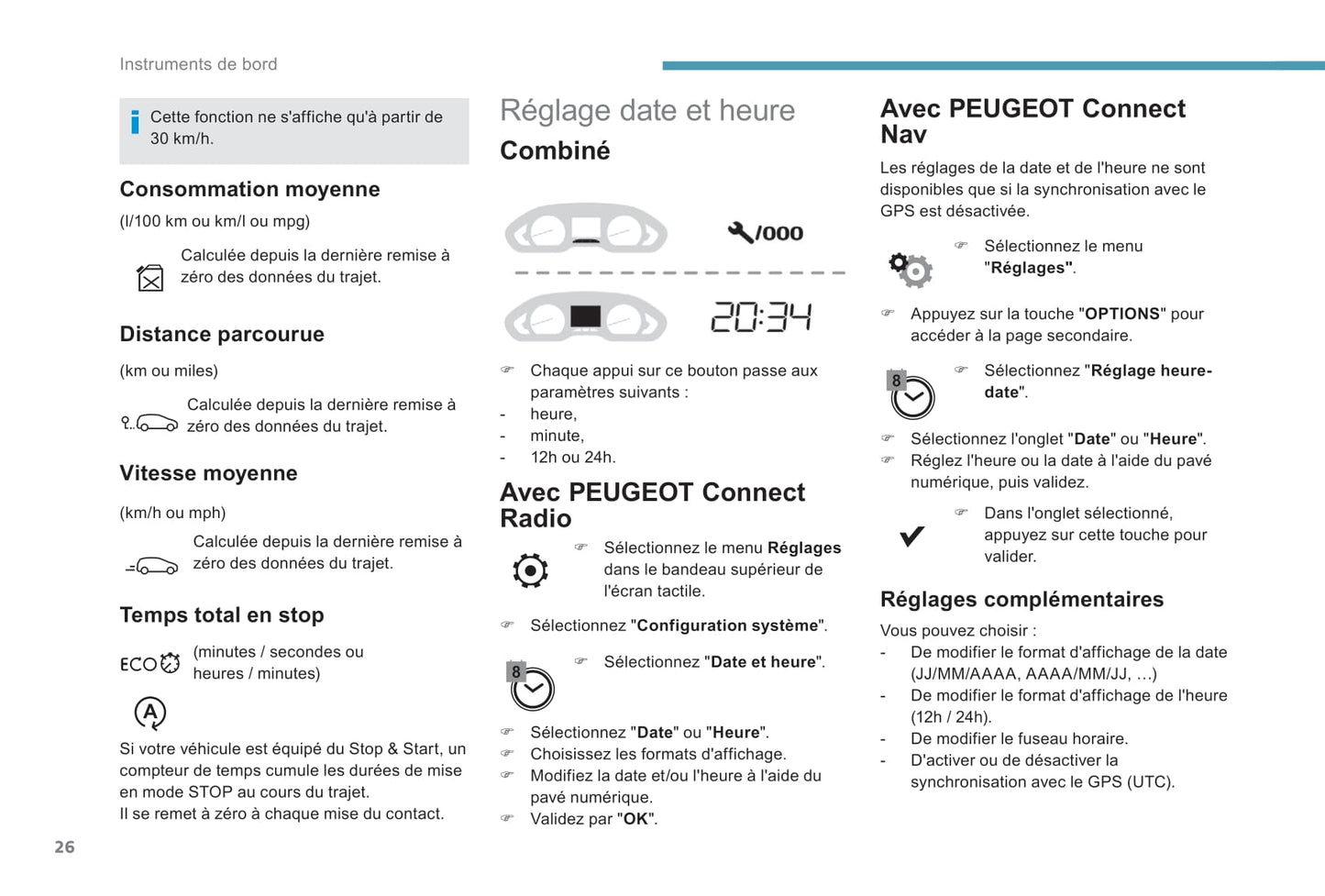 2018-2019 Peugeot 208 Manuel du propriétaire | Français