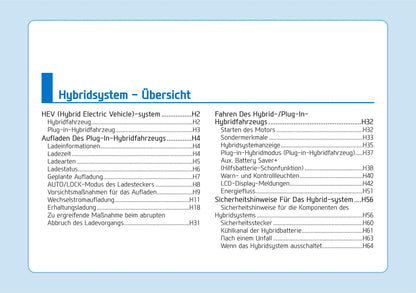 2019-2020 Hyundai Ioniq Hybrid Owner's Manual | German