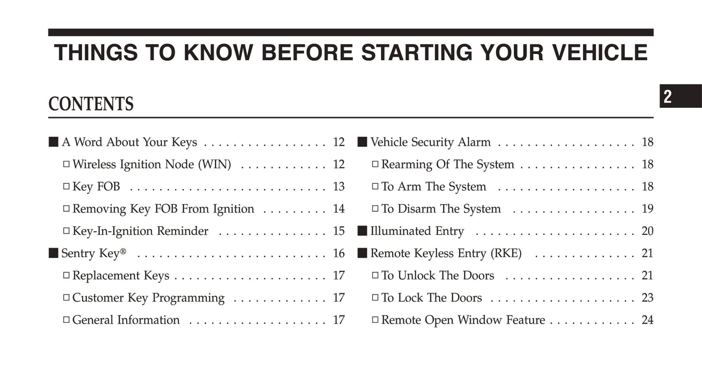 2010 Dodge Challenger SRT Owner's Manual | English