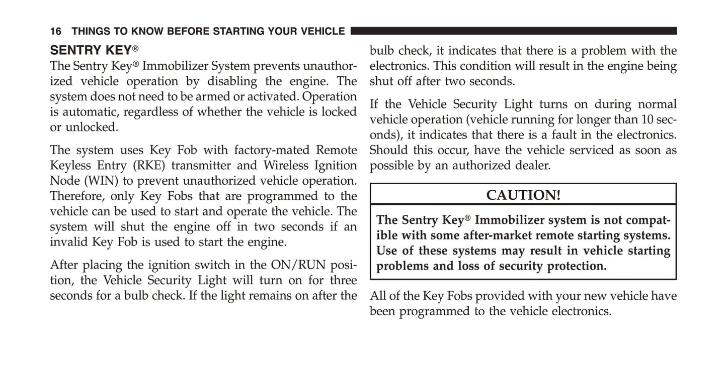 2010 Dodge Challenger SRT Owner's Manual | English