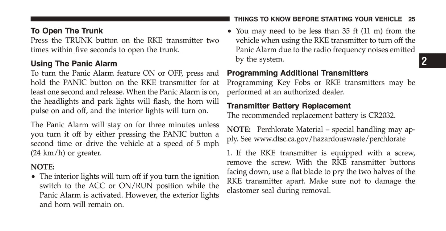 2010 Dodge Challenger SRT Owner's Manual | English