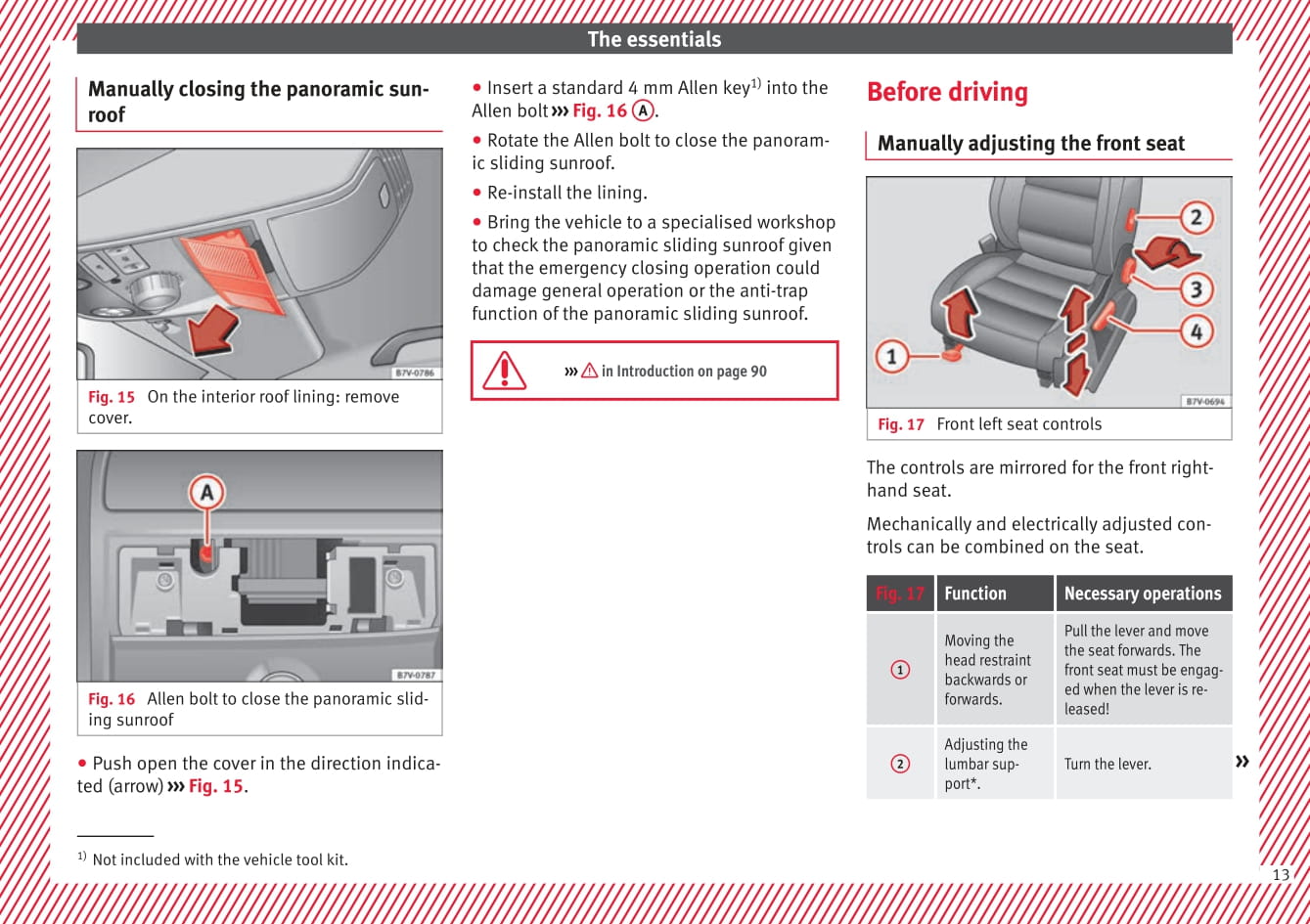 2015-2017 Seat Alhambra Gebruikershandleiding | Engels