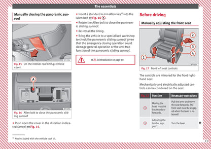 2015-2017 Seat Alhambra Gebruikershandleiding | Engels