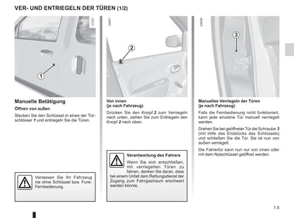 2013-2020 Dacia Dokker Bedienungsanleitung | Deutsch