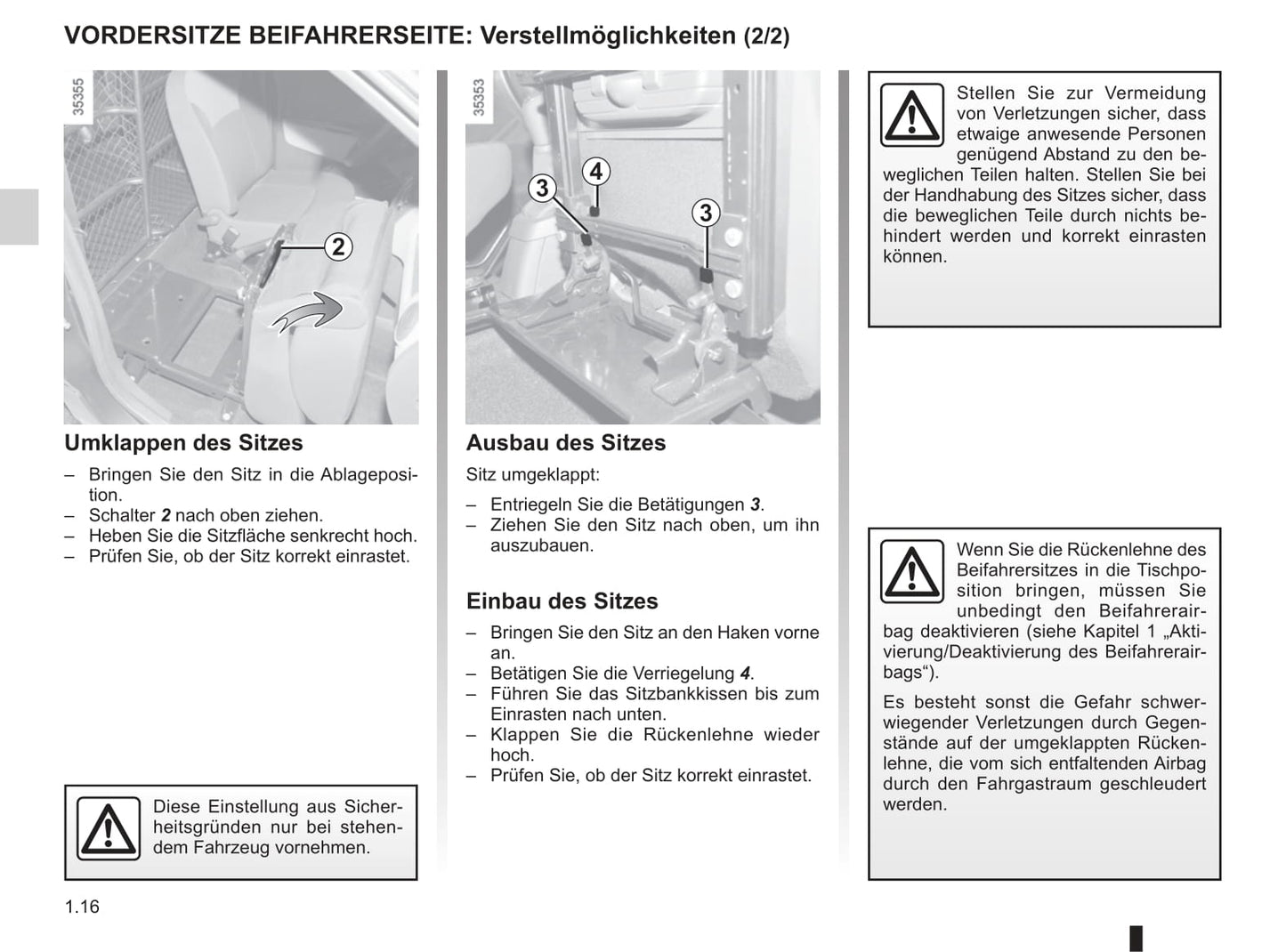 2013-2020 Dacia Dokker Bedienungsanleitung | Deutsch