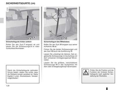 2013-2020 Dacia Dokker Bedienungsanleitung | Deutsch