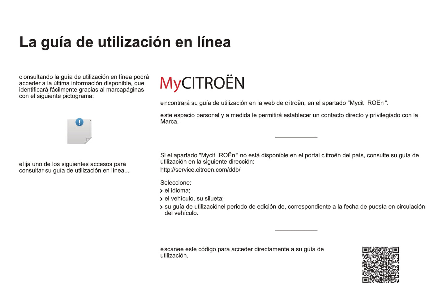 2015-2016 Citroën C3 Owner's Manual | Spanish